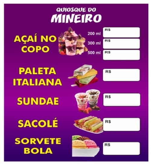 Açaí do Mineiro
